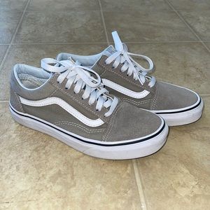 Beige classic old skool lace up vans mens 4.5 womens size 6